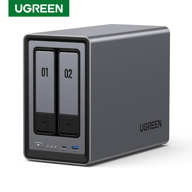 UGREEN NAS DXP2800 2 Bay Deskt - Ddr5 8Gb recension och pris