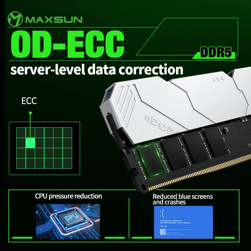 MAXSUN Heatsink Memoria RAM DD - Ddr5 16Gb 6000Mhz recension och pris