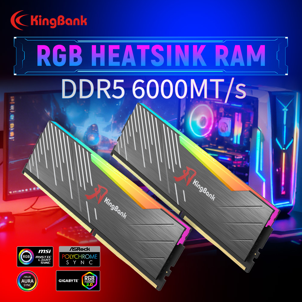 KingBank KRRB DDR5 RGB SoarBla - Ddr5 64Gb recension och pris
