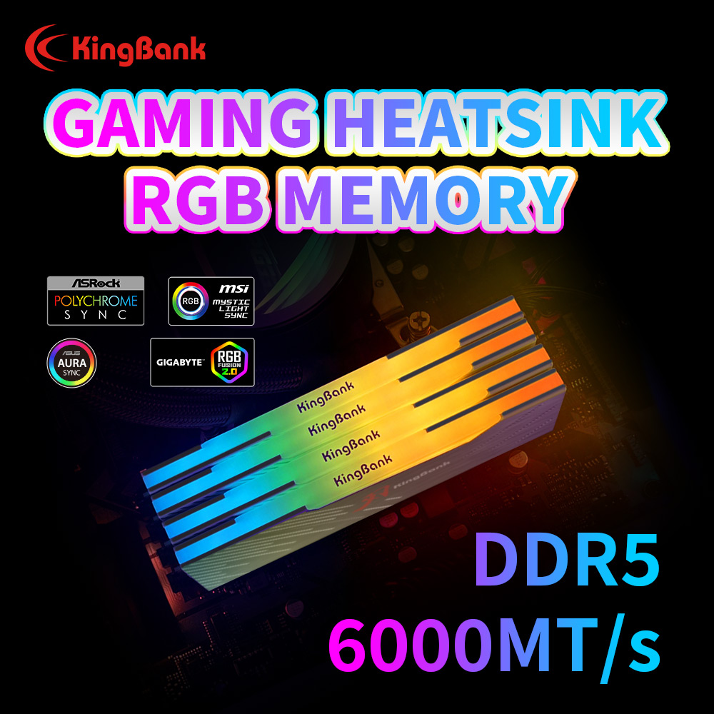 KingBank KRRB DDR5 RGB SoarBla - Ddr5 64Gb recension och pris