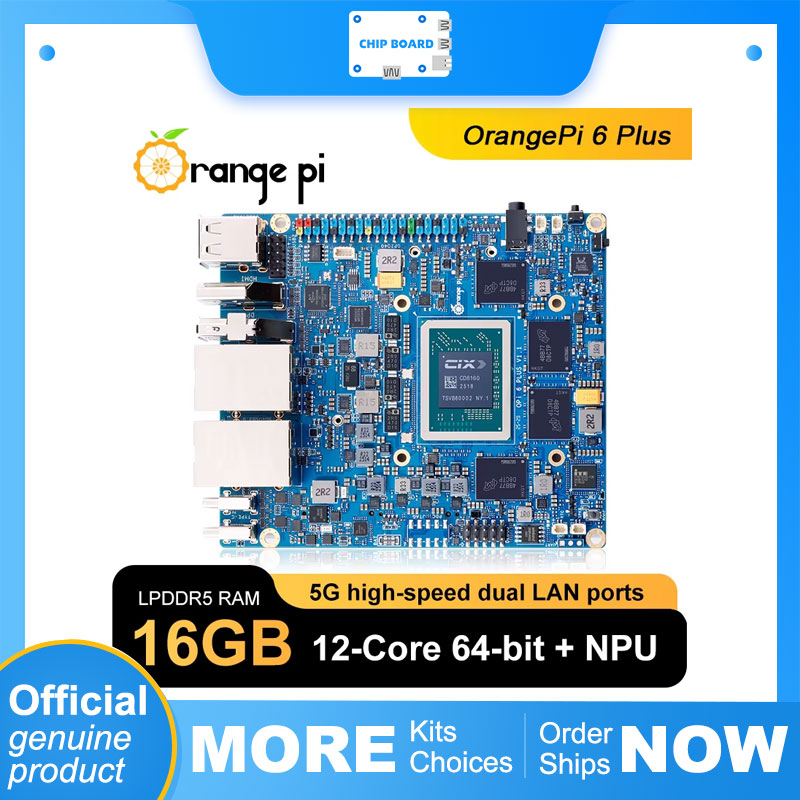 Orange Pi 6 Plus: 16GB/32GB DD - Ddr5 32Gb recension och pris