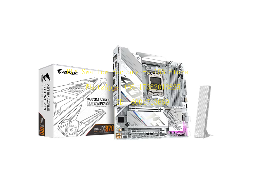 AM5 Motherboard ATX White Ice  - Ddr5 64Gb recension och pris