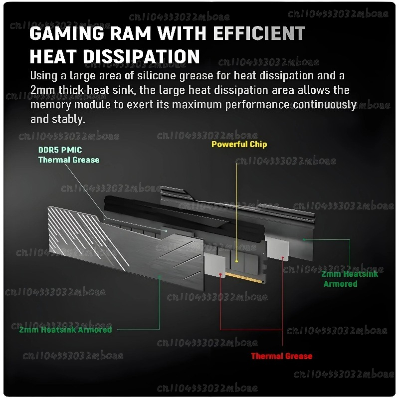 DDR5 RAM 16GB/32GB 6000MHz 640 - Ddr5 16Gb 6000Mhz recension och pris