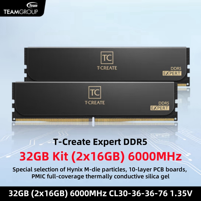 TEAMGROUP T-Create Expert CL30 - Ddr5 Ram recension och pris