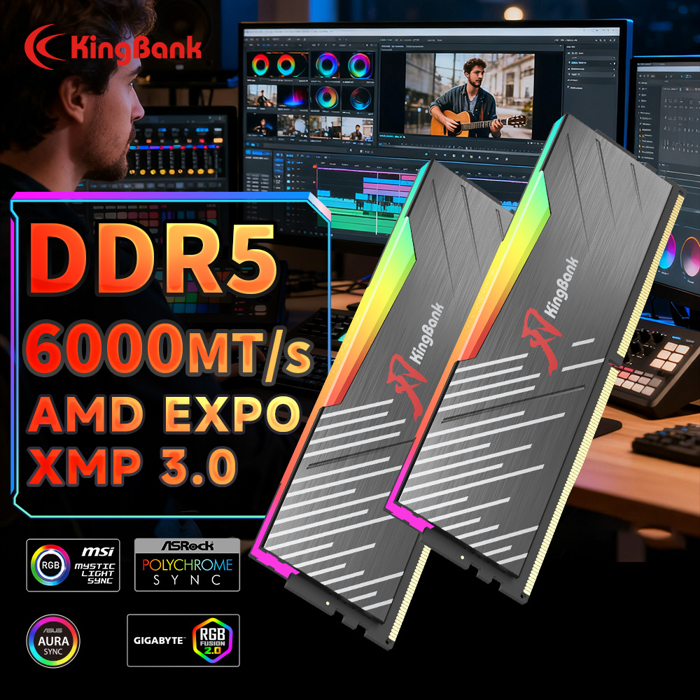 KingBank KRRB DDR5 RGB 16GB /1 - Ddr5 16Gb 6000Mhz recension och pris