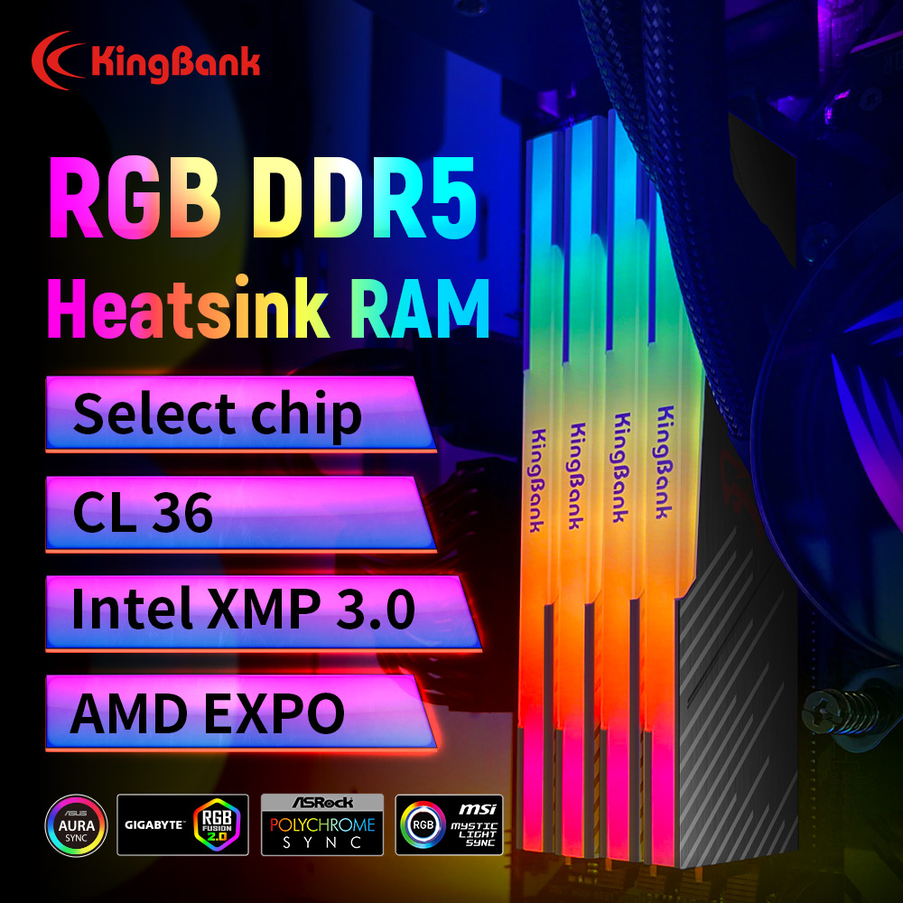 KingBank KRRB DDR5 RGB 16GB /1 - Ddr5 16Gb 6000Mhz recension och pris