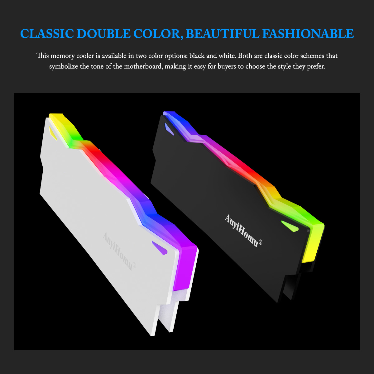 AuyiHomu RGB Heatsink, 5V 3Pin - Ddr5 Ram recension och pris